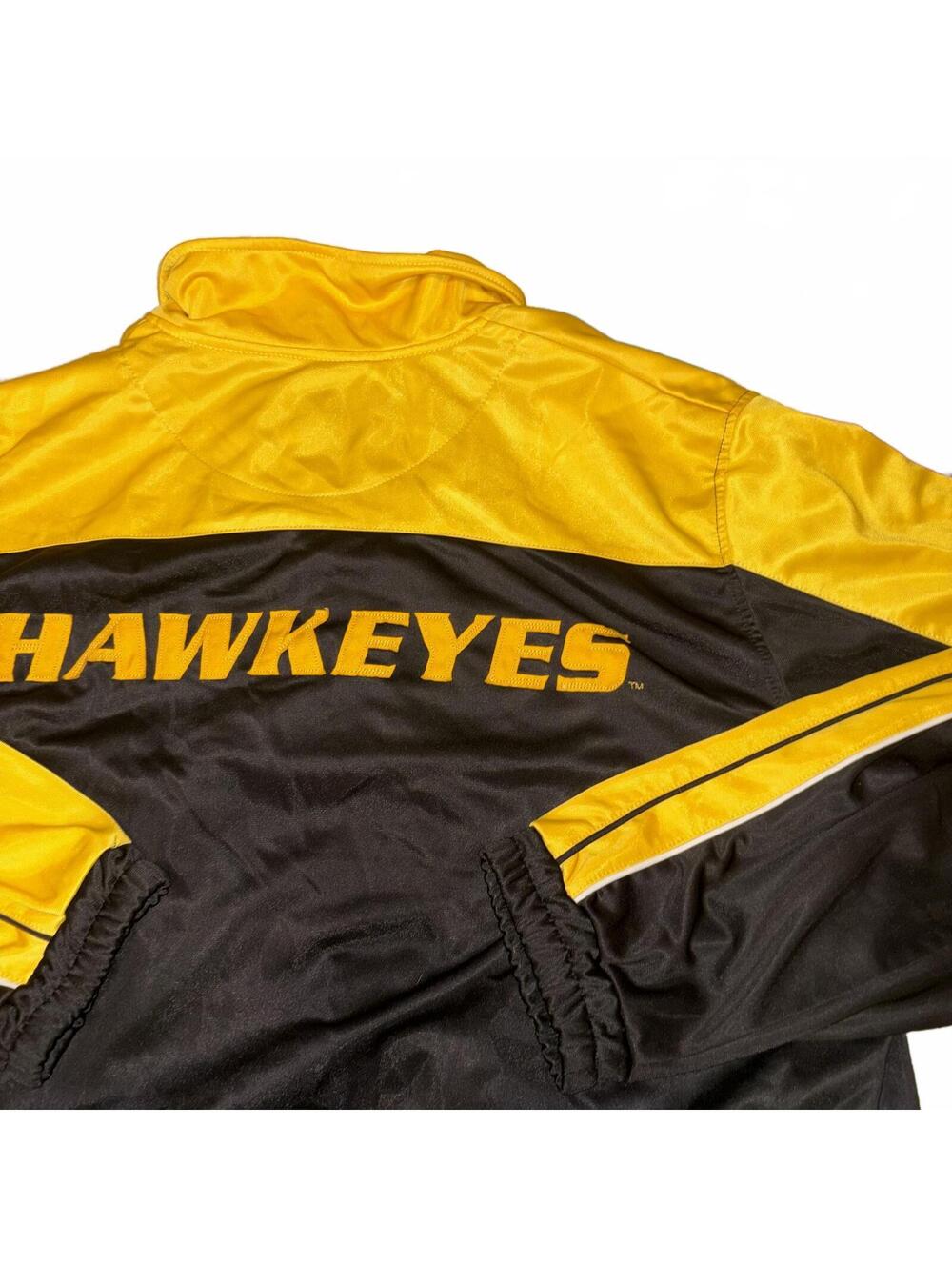 Iowa Hawkeyes GIII Carl Banks NCAA Full Zip Track Jacket Mens XL College Varsity - Picture 4 of 7